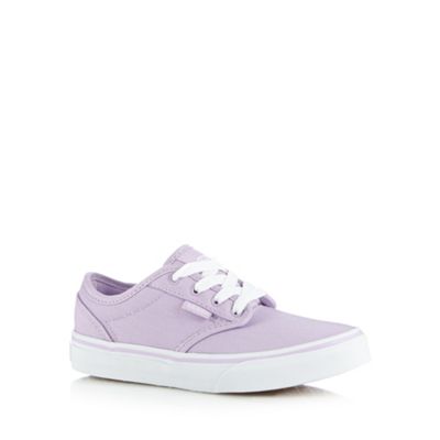 Girls lilac classic trainers